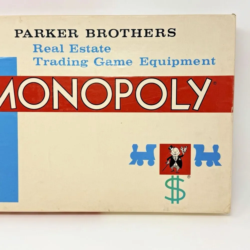 Parker Brothers Monopoly 1961 Vintage Board Game Complete Set Original Pieces